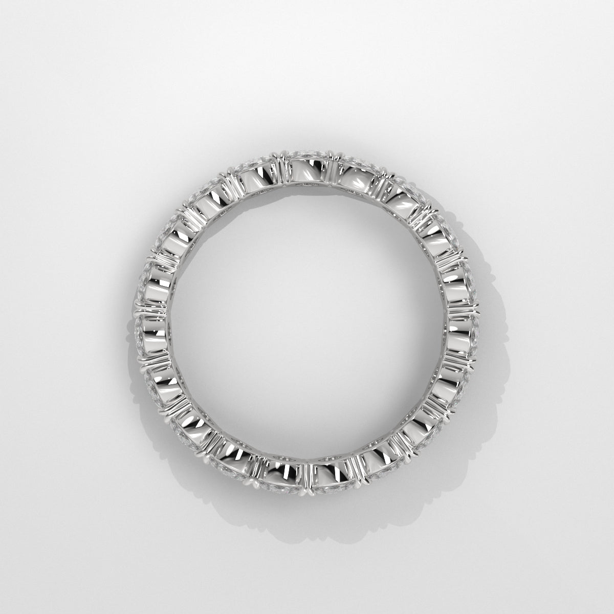 Anillo Eternity Oval