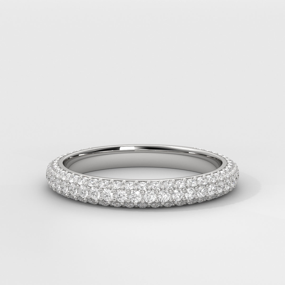 Anillo Pavé Wedding Band