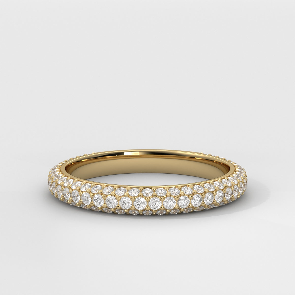 Anillo Pavé Wedding Band