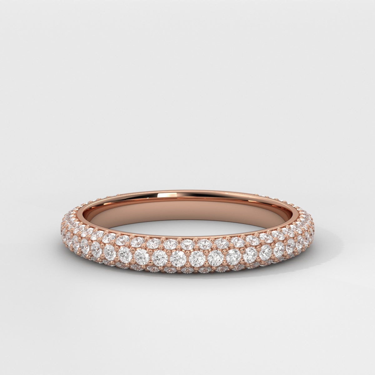 Anillo Pavé Wedding Band