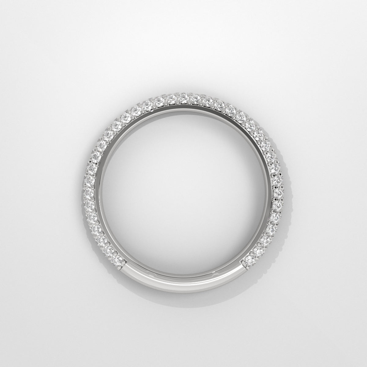 Anillo Pavé Wedding Band