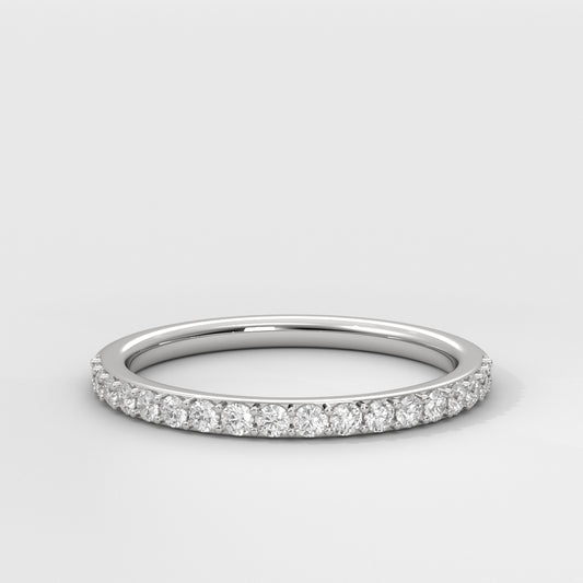Anillo Sidestones Wedding Band