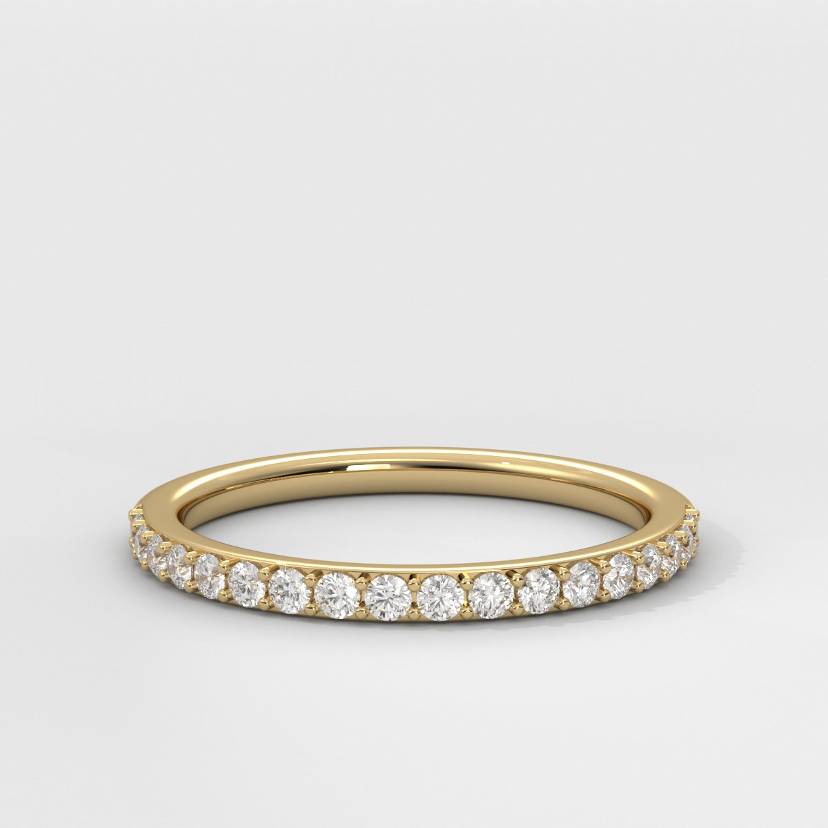 Anillo Sidestones Wedding Band