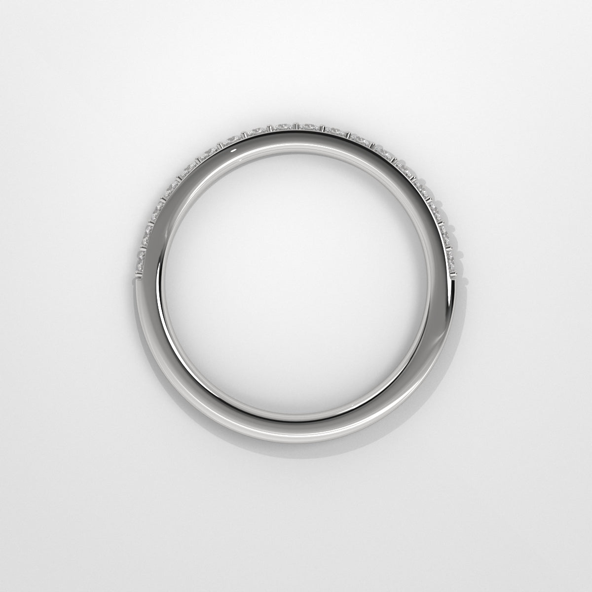 Anillo Sidestones Wedding Band