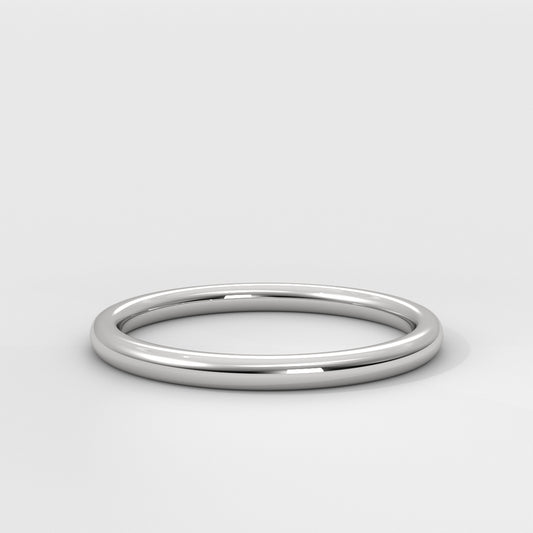Anillo Solitario Wedding Band
