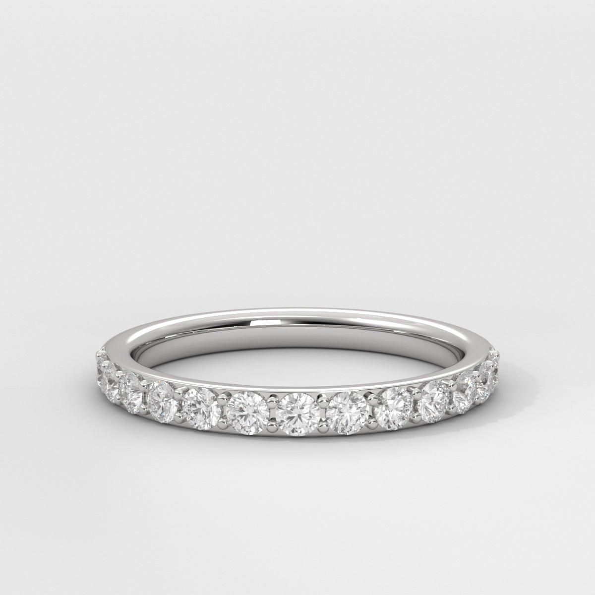 Anillo Sidestones Wedding Band