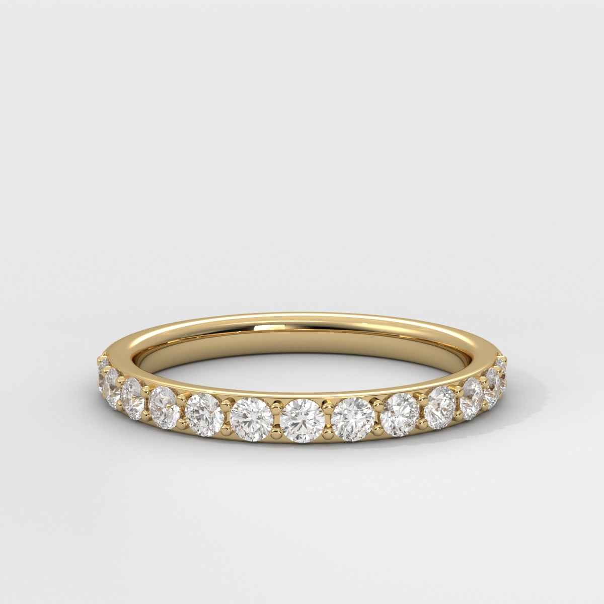 Anillo Sidestones Wedding Band