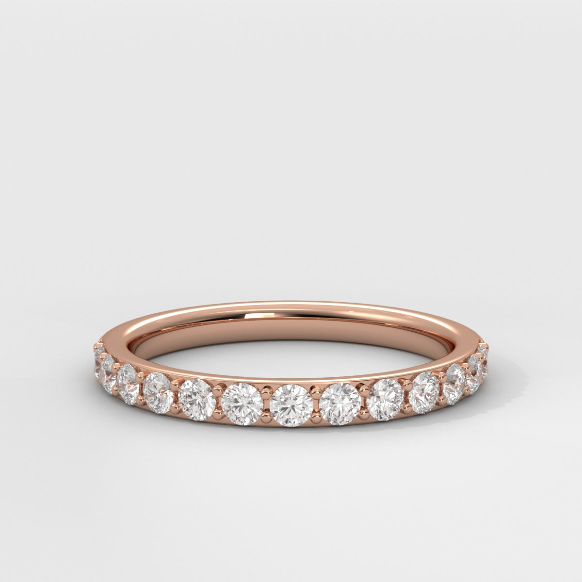 Anillo Sidestones Wedding Band
