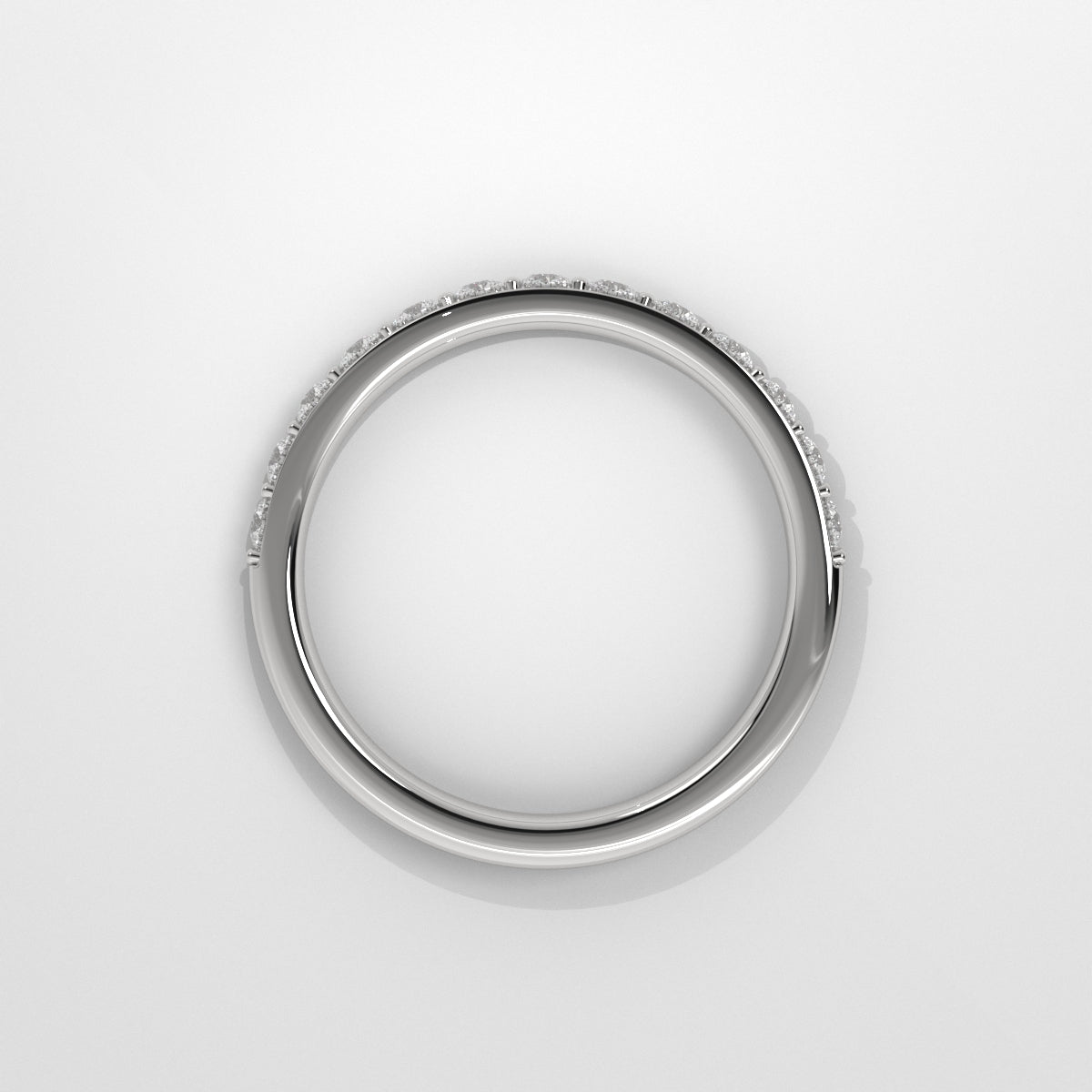 Anillo Sidestones Wedding Band