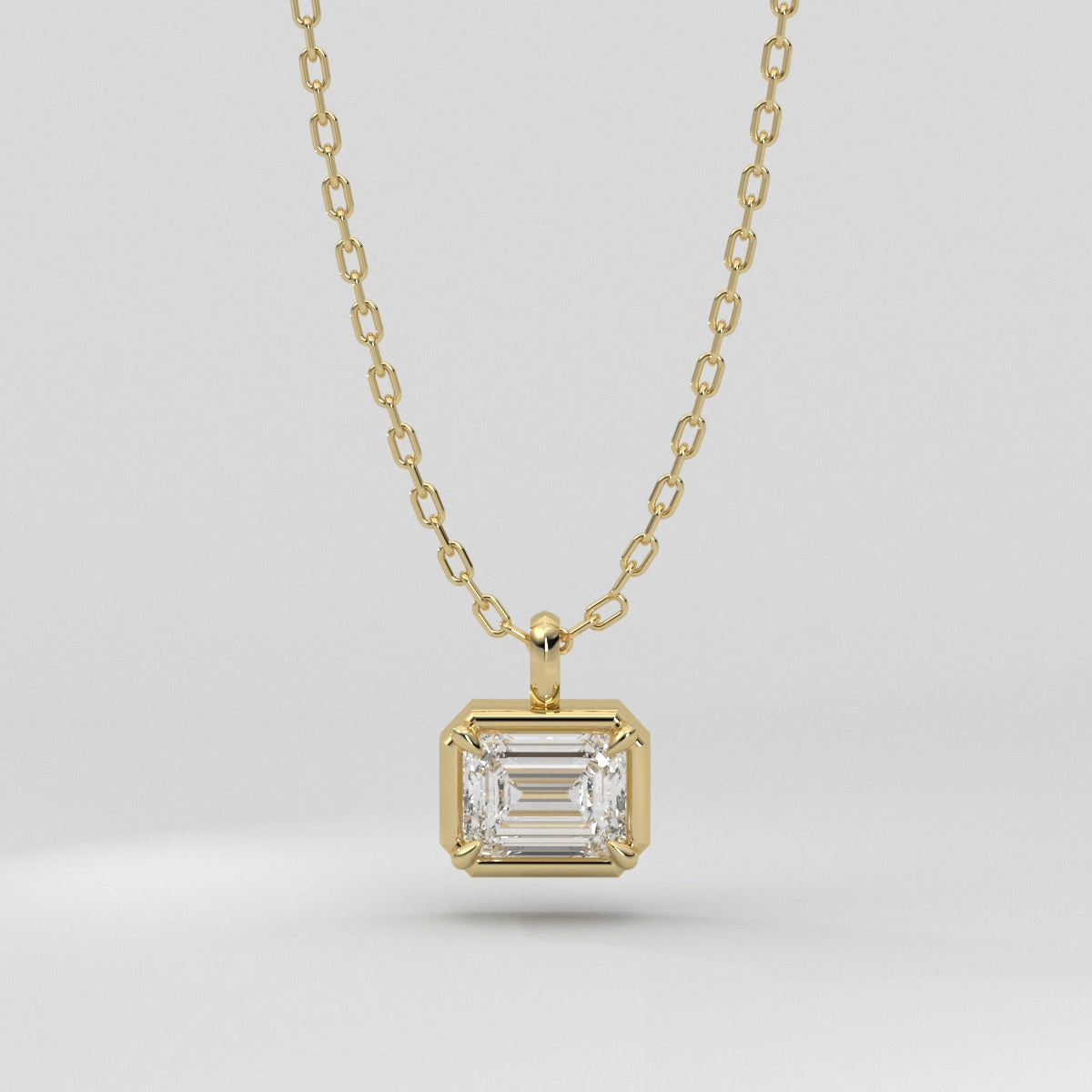 Collar Club Style East-West Emerald