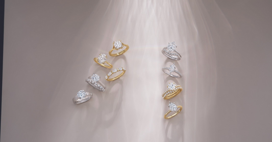 anillos de compromiso y anillos de matrimonio