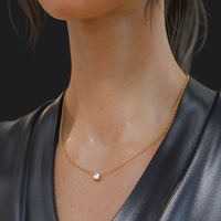 Collar Solitario Round