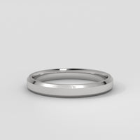 Anillo Beveled Edge Wedding Band