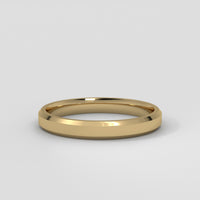 Anillo Beveled Edge Wedding Band