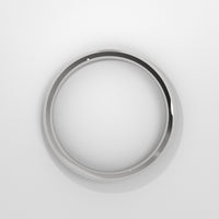 Anillo Beveled Edge Wedding Band