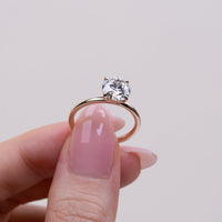 Anillo de Compromiso Solitario Round