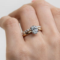 Anillo de Compromiso Solitario Oval