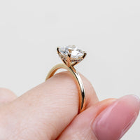 Anillo de Compromiso Hidden Halo Round