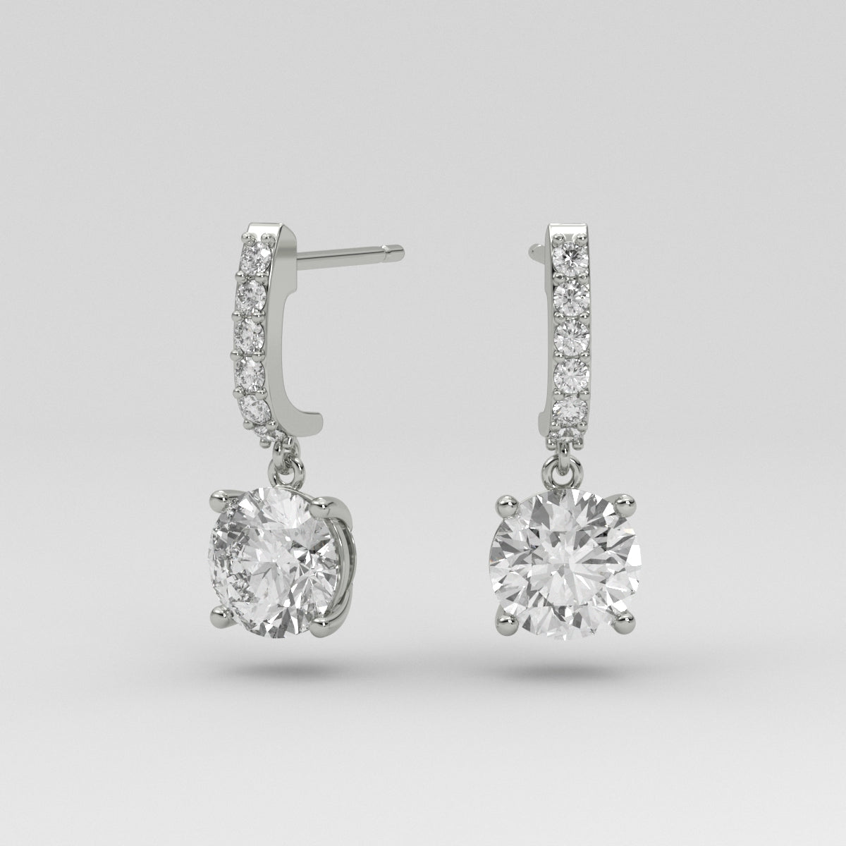 Aretes Drop Round
