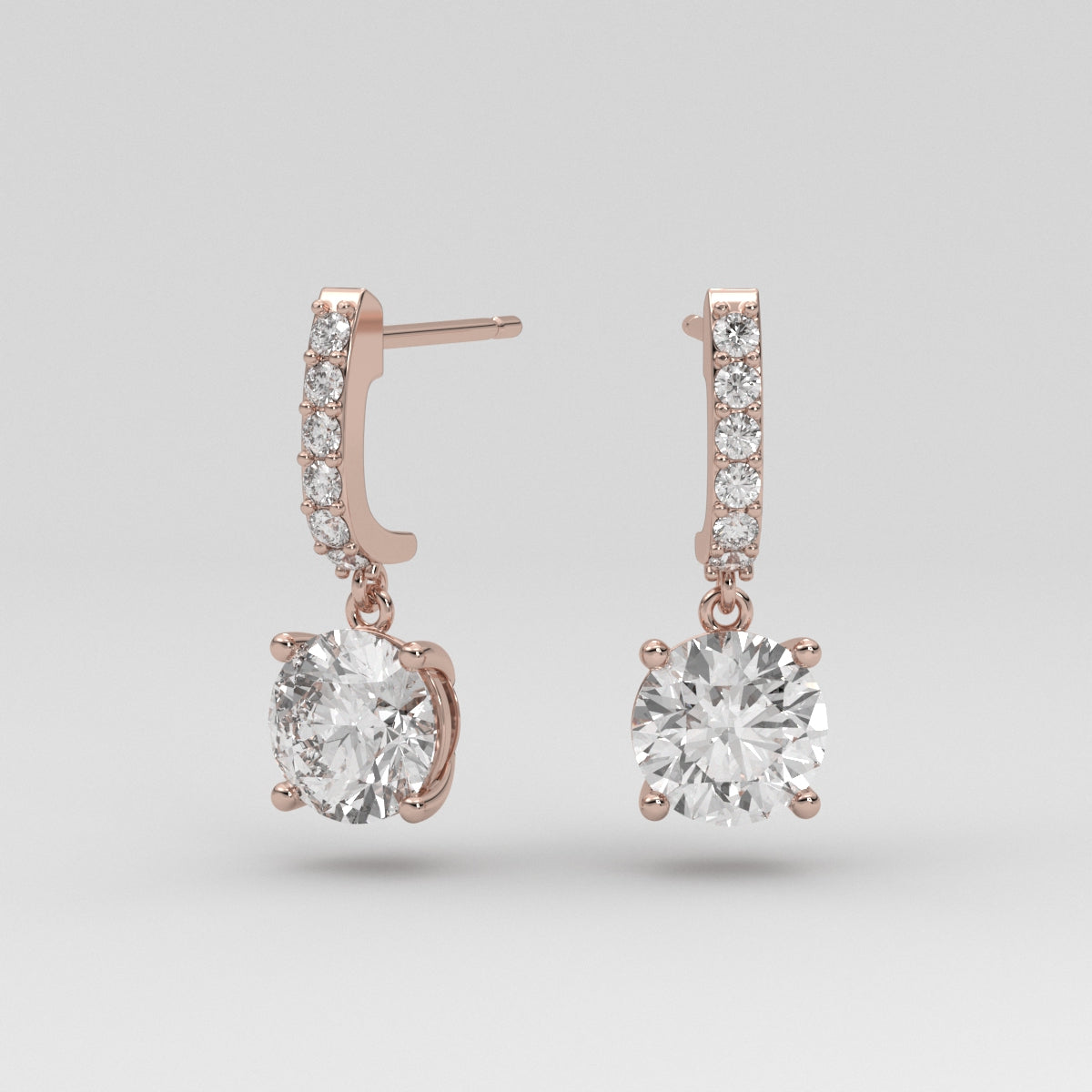 Aretes Drop Round