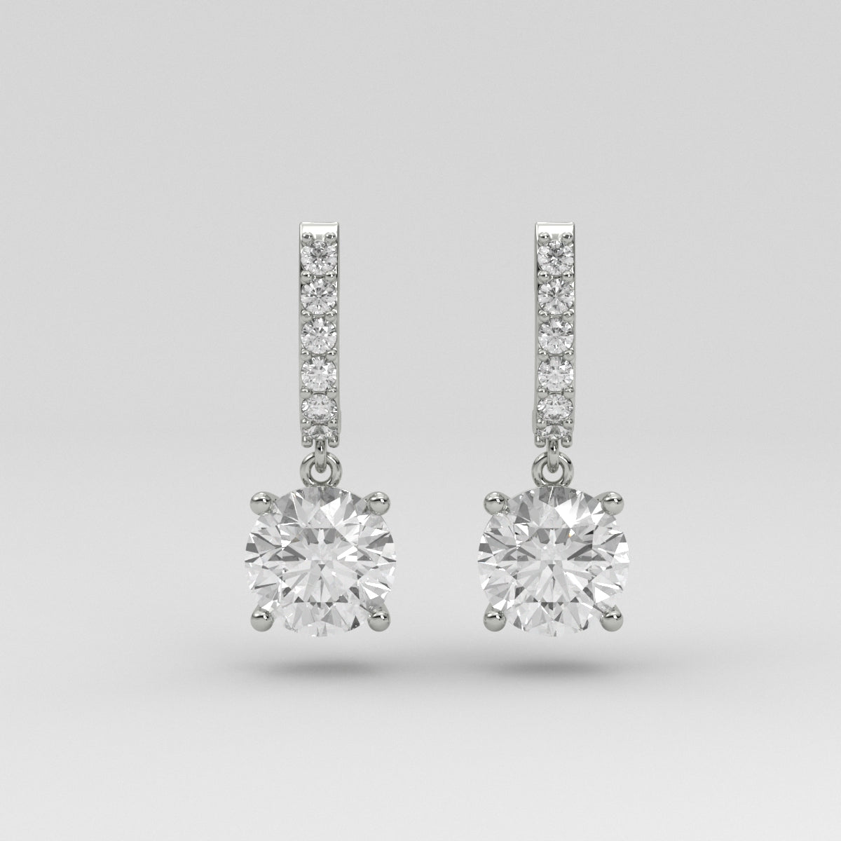 Aretes Drop Round
