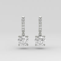 Aretes Drop Round