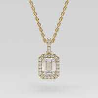 Collar Emerald Halo