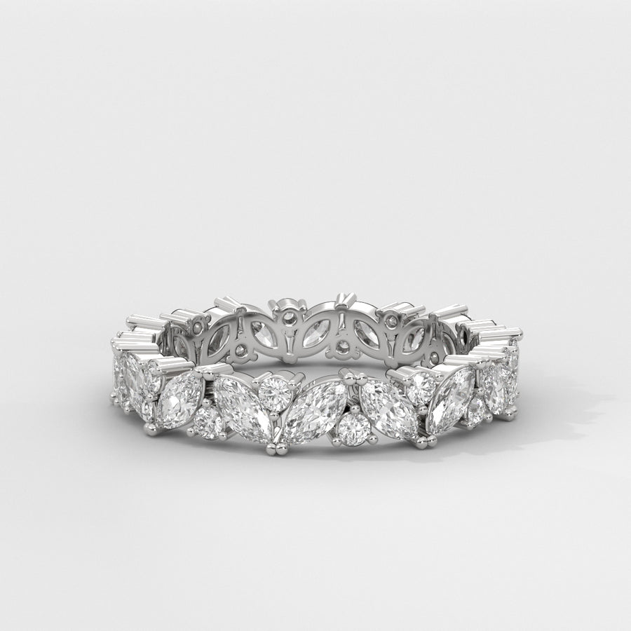 Anillo Eternity Marquise