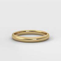 Anillo Half Round Wedding Band