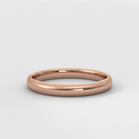 Anillo Half Round Wedding Band