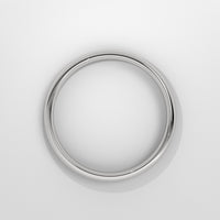 Anillo Half Round Wedding Band