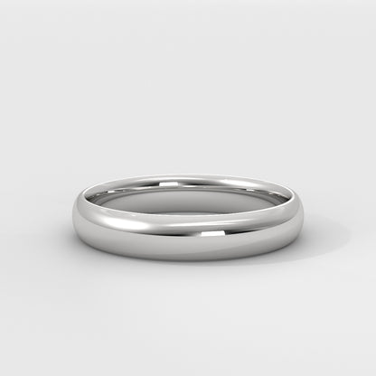 Anillo Half Round Wedding Band