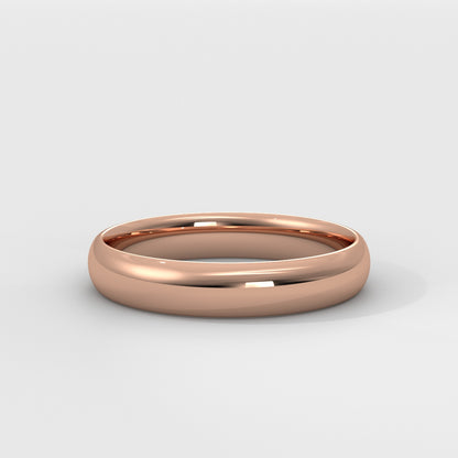 Anillo Half Round Wedding Band