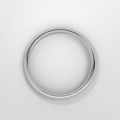 Anillo Half Round Wedding Band
