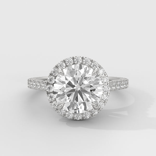 Anillo de Compromiso Halo Round