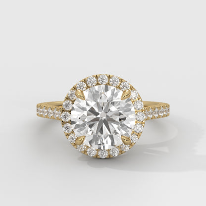 Anillo de Compromiso Halo Round