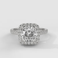 Anillo de Compromiso Halo Cushion