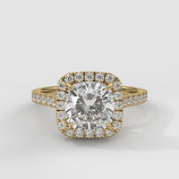 Anillo de Compromiso Halo Cushion