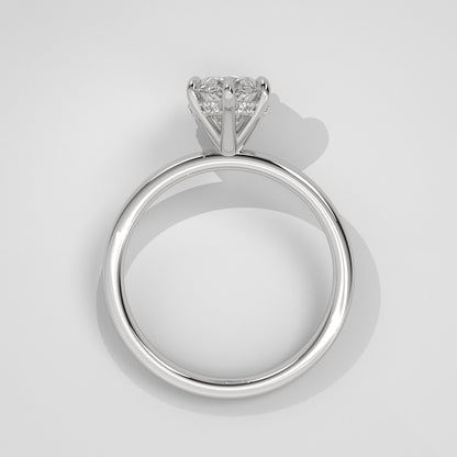 Anillo de Compromiso Hidden Halo Marquise