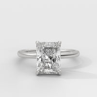 Anillo de Compromiso Hidden Halo Radiant