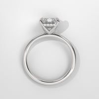 Anillo de Compromiso Hidden Halo Radiant