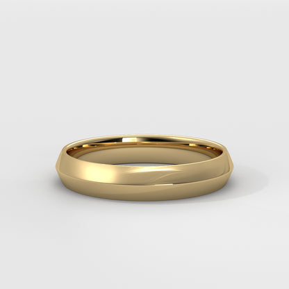 Anillo Knife Edge Wedding Band