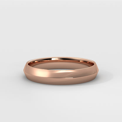Anillo Knife Edge Wedding Band