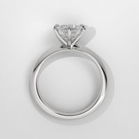 Anillo de Compromiso Knife Edge Emerald