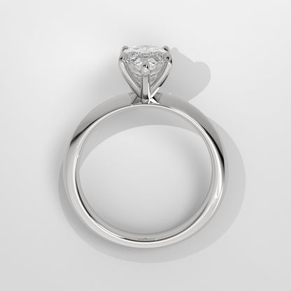 Anillo de Compromiso Knife Edge Marquise