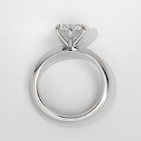 Anillo de Compromiso Knife Edge Oval
