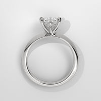 Anillo de Compromiso Knife Edge Pear