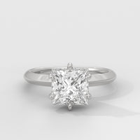 Anillo de Compromiso Knife Edge Princess