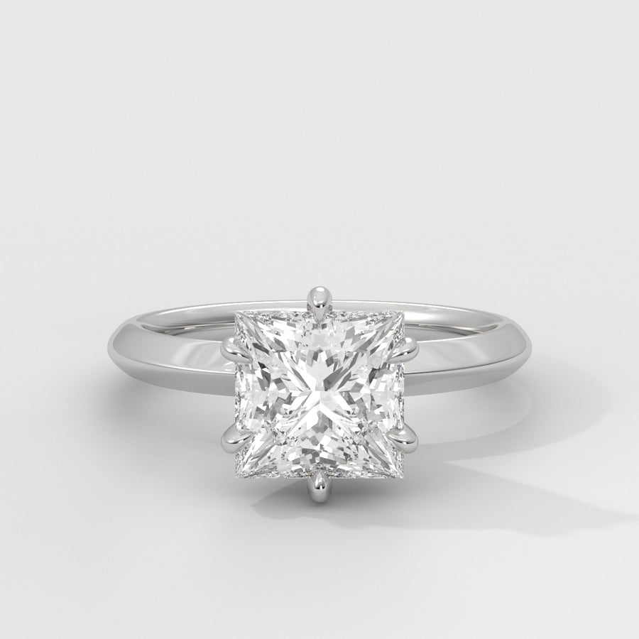 Anillo de Compromiso Knife Edge Princess