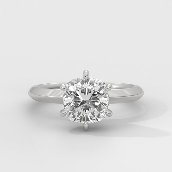 Anillo de Compromiso Knife Edge Cushion